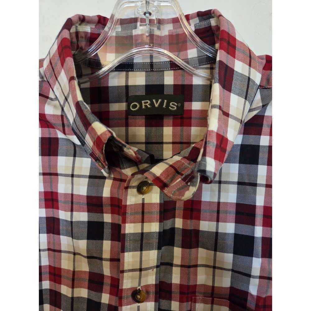 Orvis plaid men's shirt-size medium